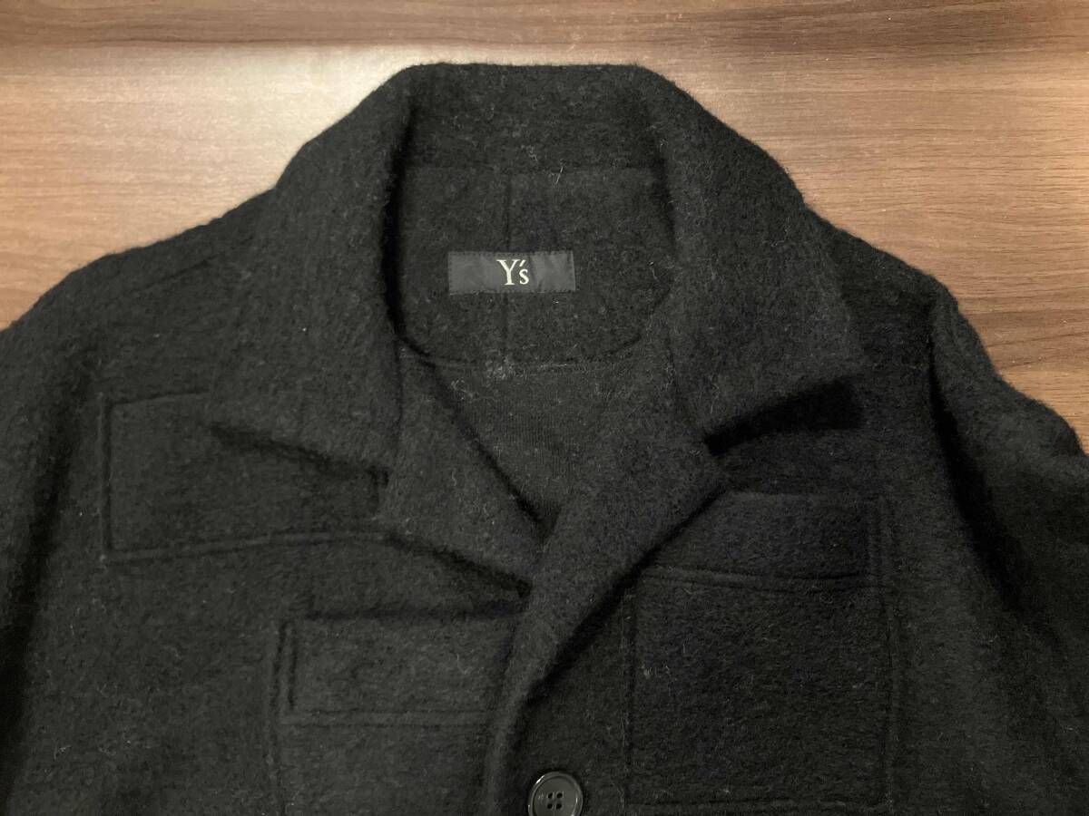 Y's ワイズ レディース コート YJ-T98-164 ブラック ウール