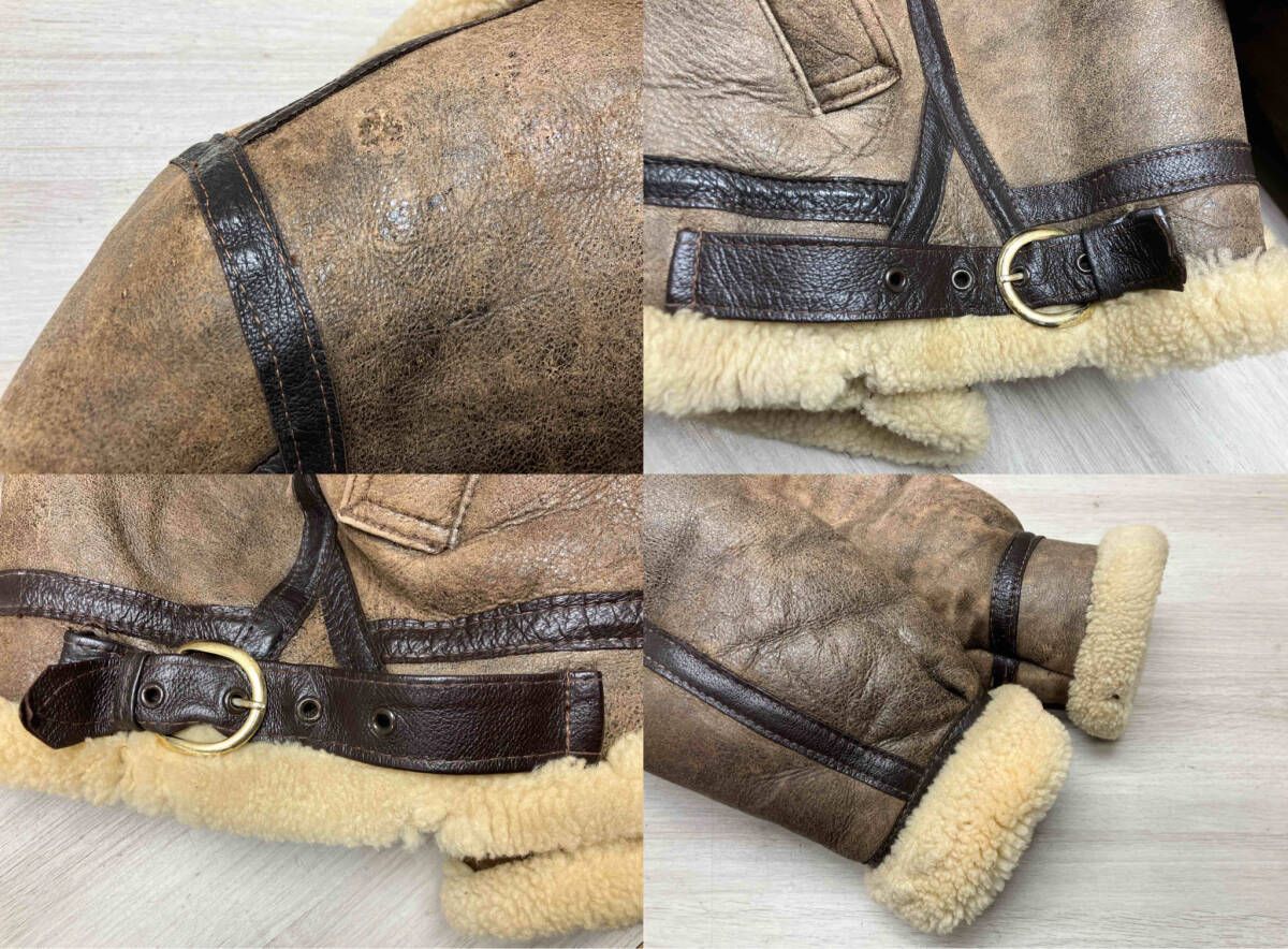 SCHOTT/ショット B-3 ムートンフライトジャケット AC-18606 レザー