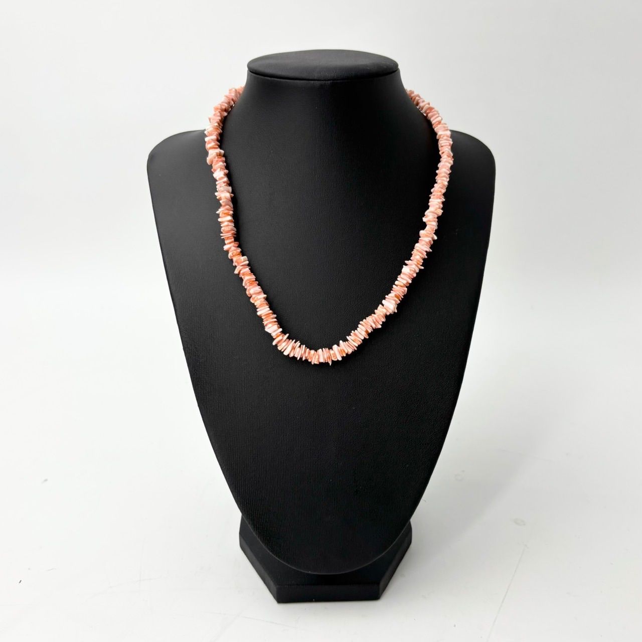 桃色珊瑚 天然珊瑚 ネックレス 枝珊瑚 シルバー刻印 コーラルピンク