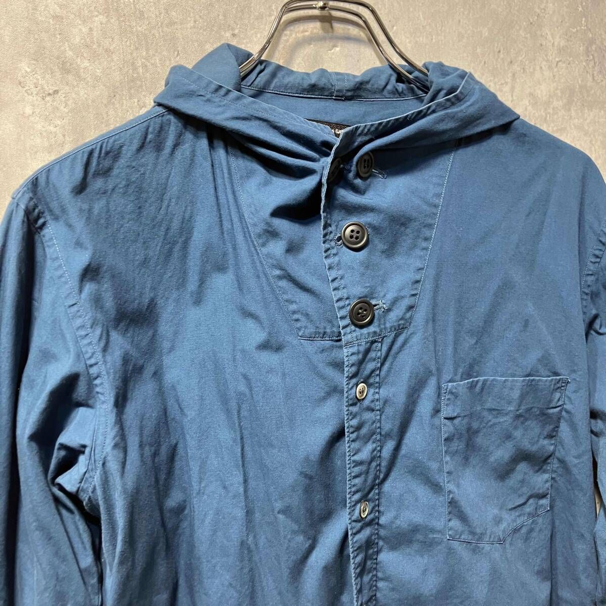 10AW COMME des GARCONS HOMME PLUS 長袖シャツ シャツパーカー ブルー 