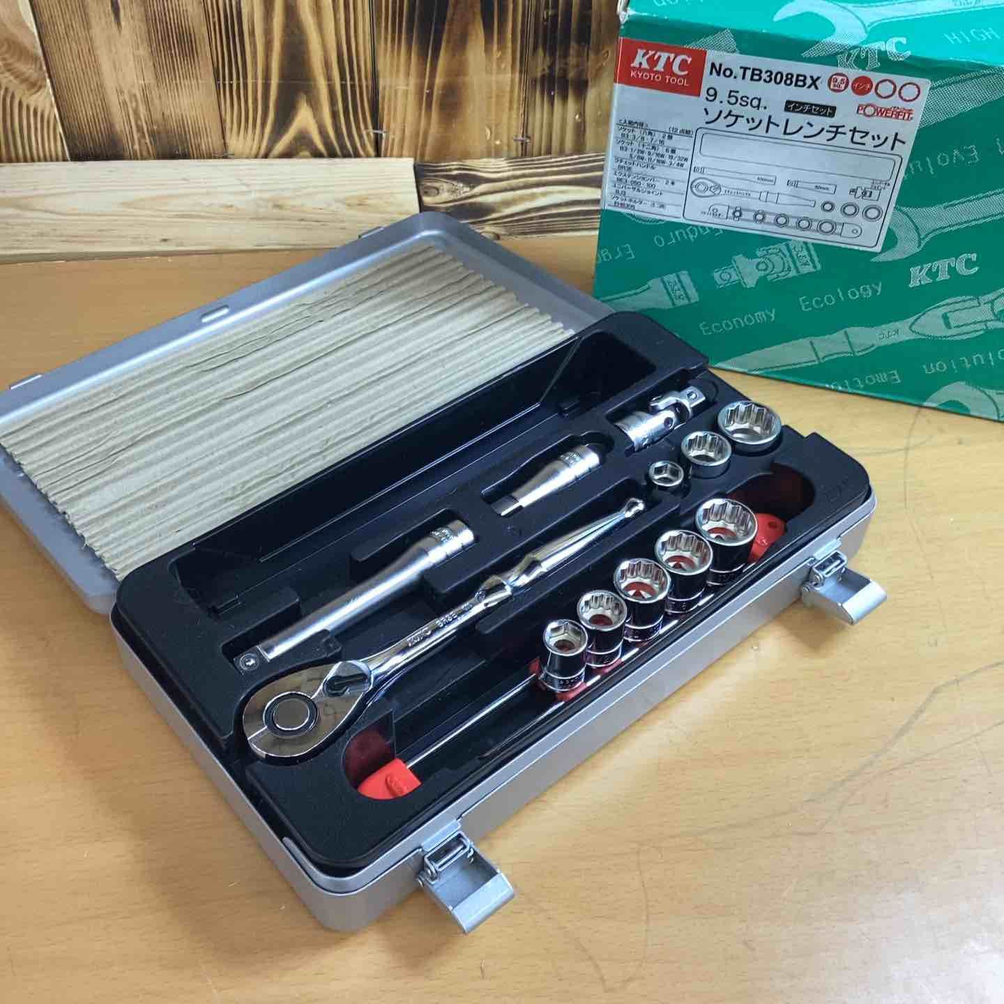 KTC 9 5 sq ソケットレンチセット12点 TB 308 BX