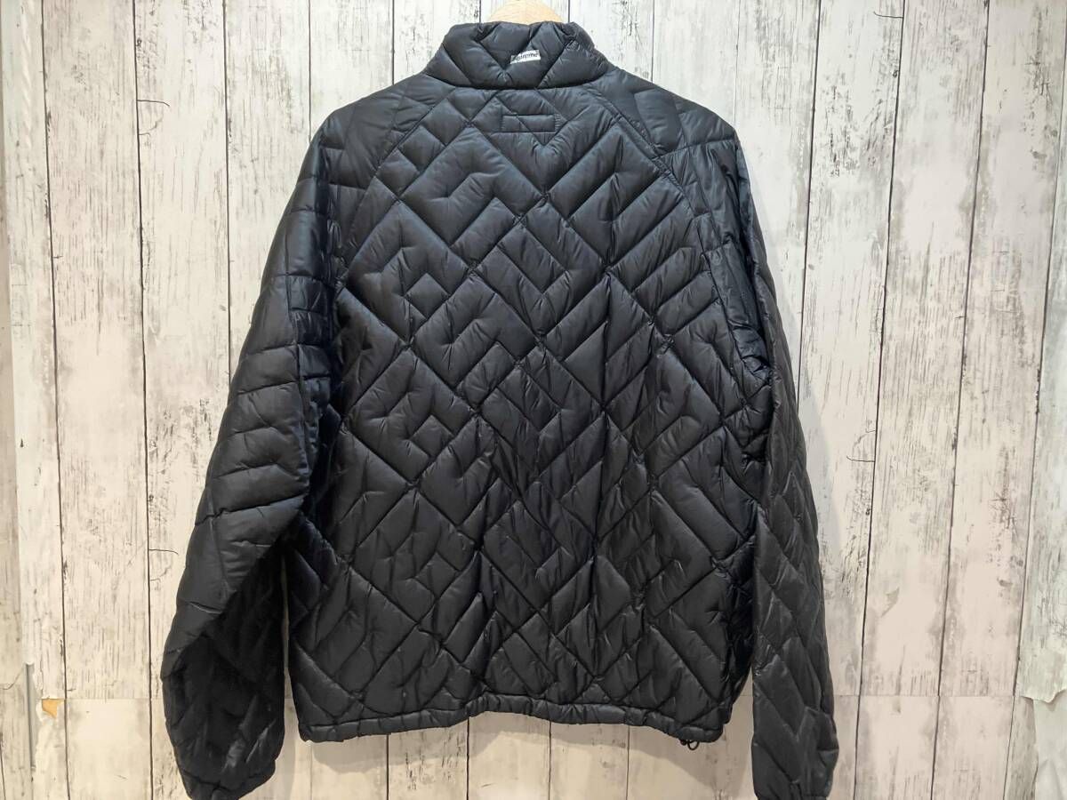 Supreme Spellout Quilted lightweight Down Jacket ライトウェイト