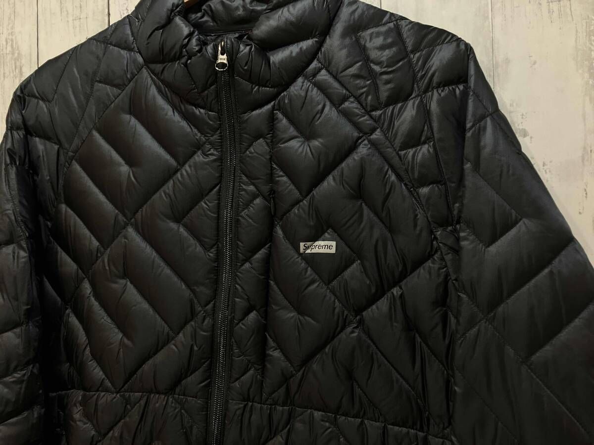 Supreme Spellout Quilted lightweight Down Jacket ライトウェイト