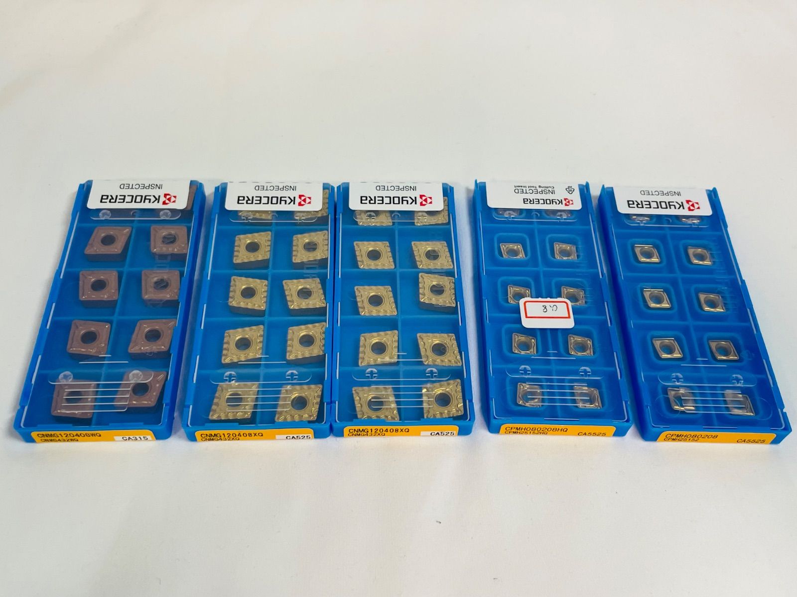 KYOCERA CNMG120408XQ チップ 100個セット Carbide Turning