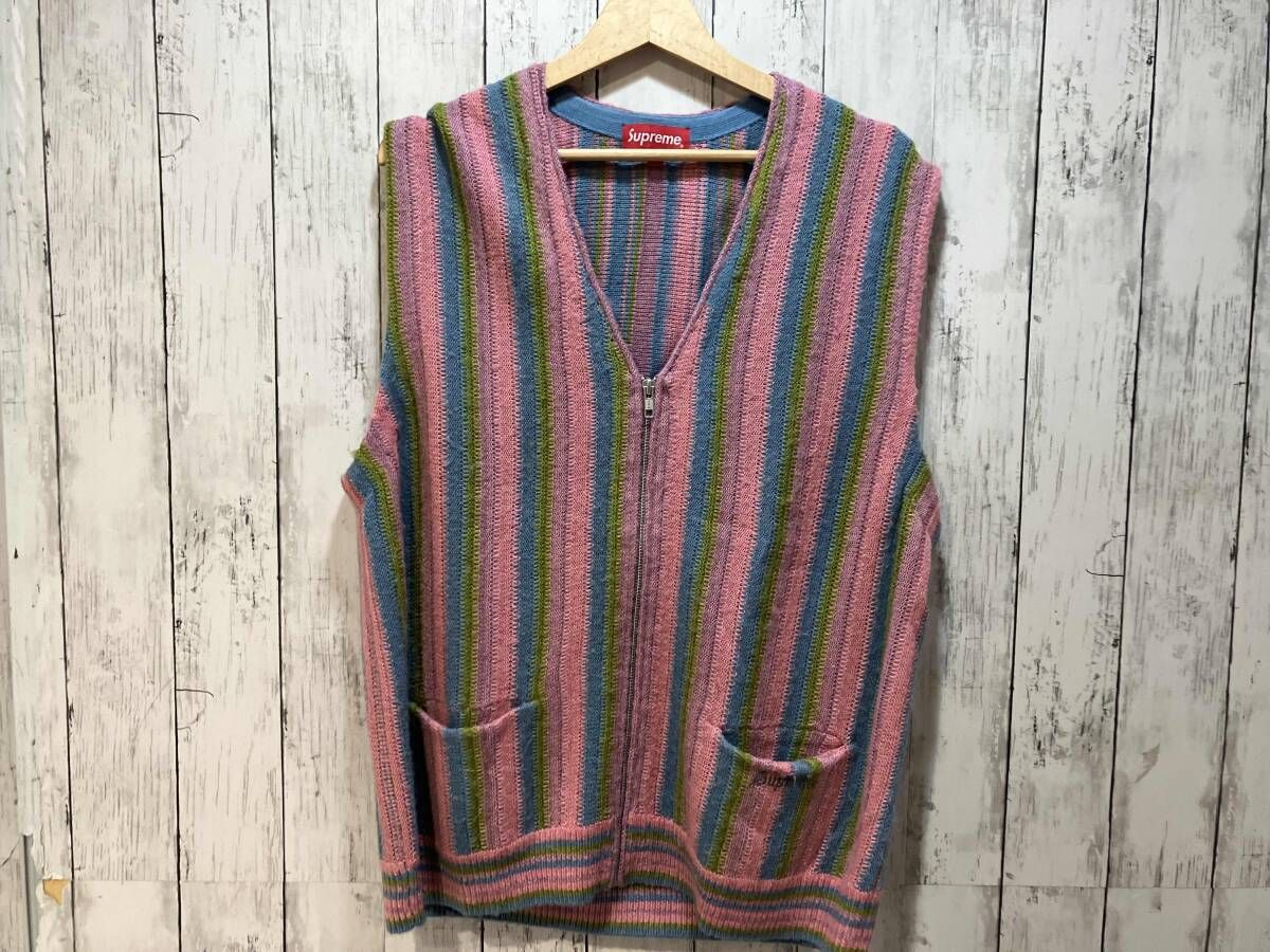 Supreme 21ss stripe sweater vest シュプリーム ストライプセーター