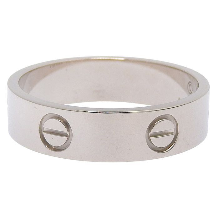 M*A様 797【Cartier】61号（20〜21号）K18WG／18金ホワイ CARTIER カルティエ ラブ リング K18WG 750 ホワイトゴールド #61 21号