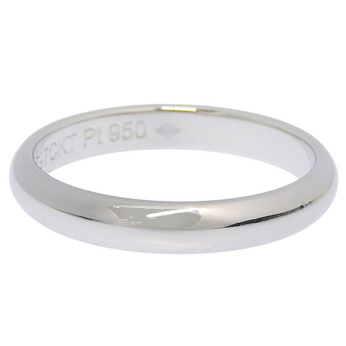 カルティエ Cartier Pt950 リング 60 メンズ プラチナ 指輪 CARTIER カルティエ ウェディング リング Pt950 プラチナ #60 20号相当