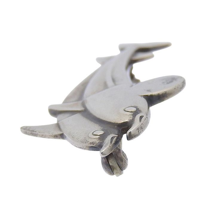 GEORG JENSEN ジョージジェンセン イルカ モチーフ ブローチ 317 SV925
