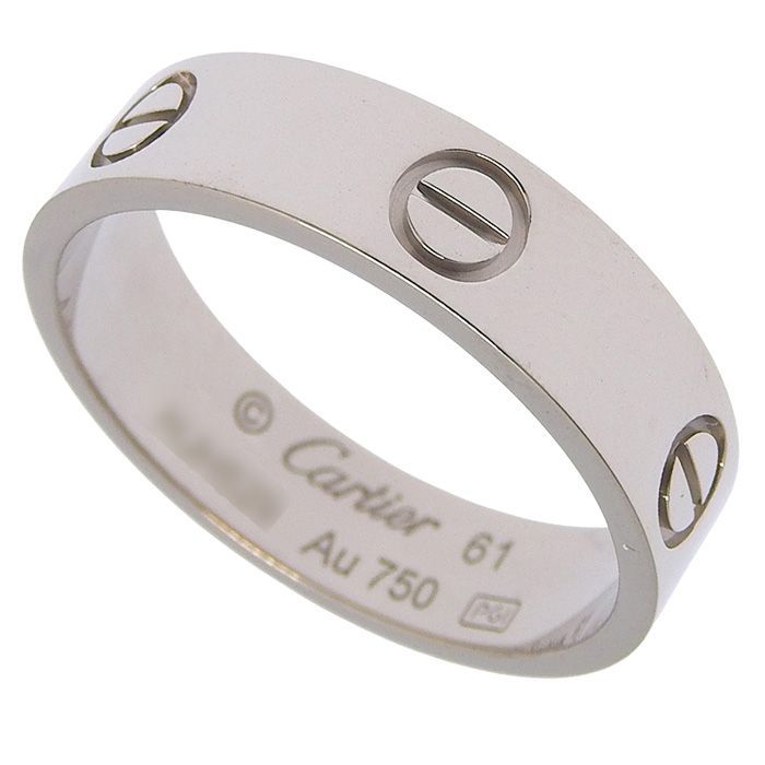 M*A様 797【Cartier】61号（20〜21号）K18WG／18金ホワイ 楽天市場】【仕上済】カルティエ デリスドゥカルティエ K18WG 純正