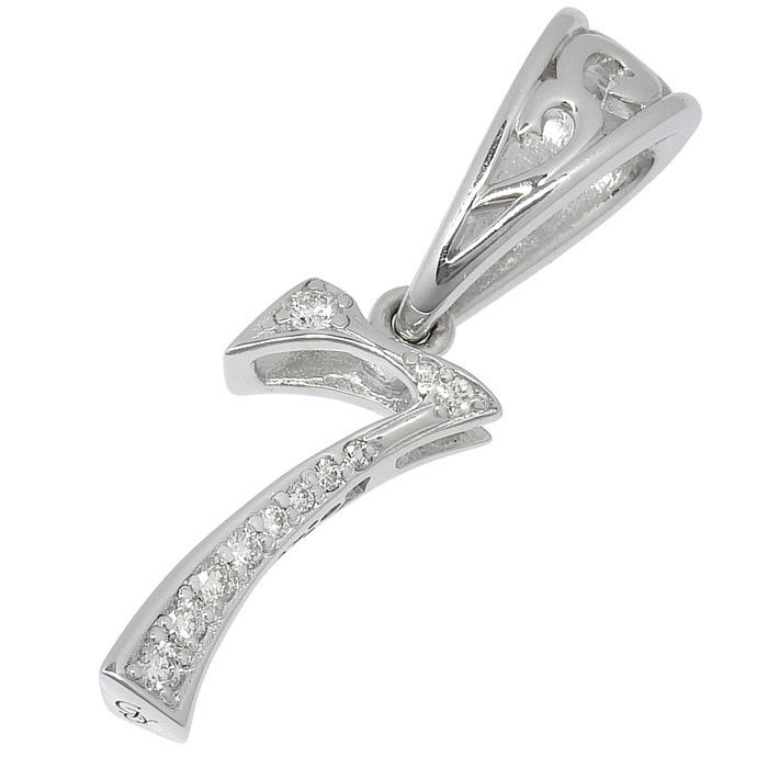 23/美品 ノンブル ゆきざき K18 ダイヤ ナンバー7 S ペンダントトップ ノンブル ゆきざき ダイヤ11石 K18ゴールド No.7ペンダントトップ