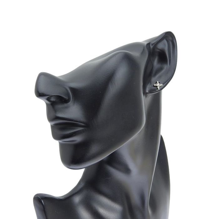 KASHIKEY カシケイ ネイキッド ブラウン ダイヤ ピアス K18BG K18WG