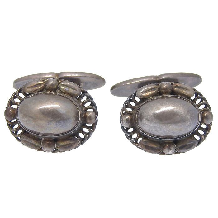 GEORG JENSEN ⁄ ジョージ ジェンセン 17 カフス ヘマタイト ジョージ