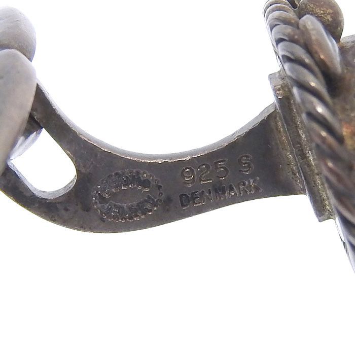 GEORG JENSEN ジョージジェンセン デザイン ヘマタイト カフス 17