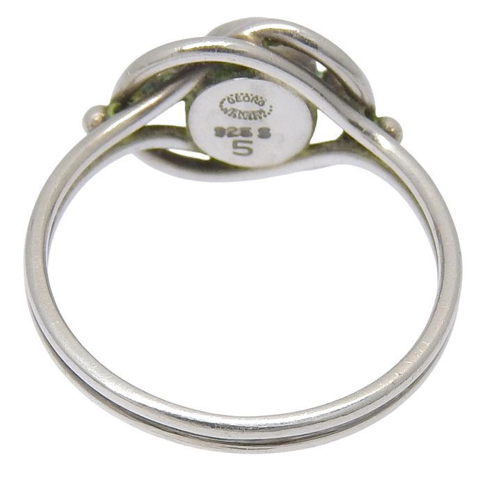 ジョージジェンセン シルバーリング ツイストデザイン GEORG JENSEN