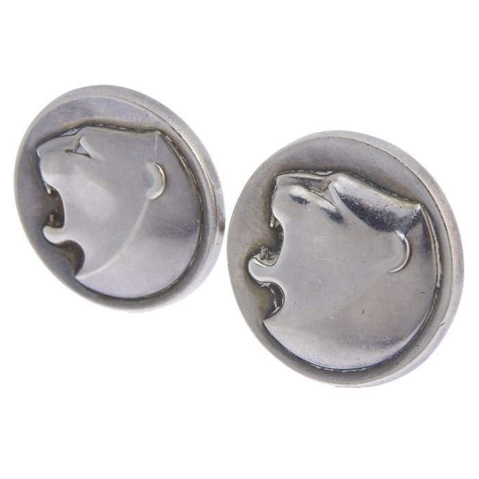 ジョージジェンセン カフスリンク SV925 箱付 ジョージジェンセン スターリングシルバー カフリンクス カフス