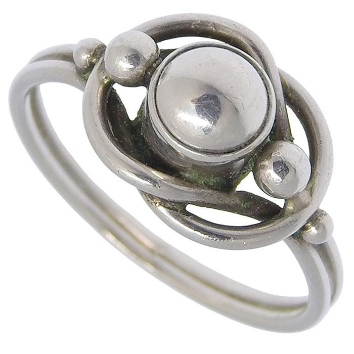 GEORG JENSEN ジョージジェンセン デザイン シルバー リング 5 SV925