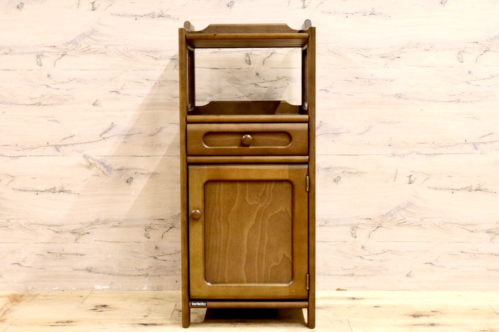 GMFK131○karimoku / カリモク 電話台 FAX台 木製 リビング GMFK131