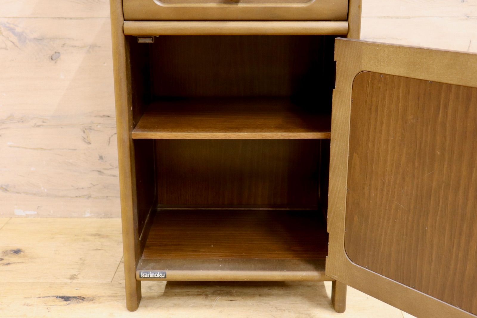 GMIH125○karimoku / カリモク 電話台 FAX台 花台 飾り棚 リビング収納