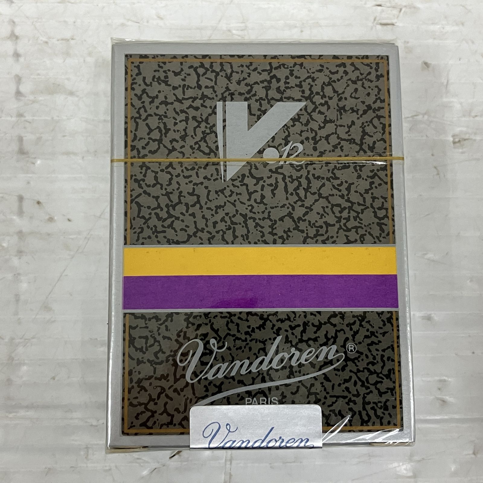 Vandoren V12 銀箱 Si♭ B♭ 硬度3 1/2 クラリネット用 リード CR1935