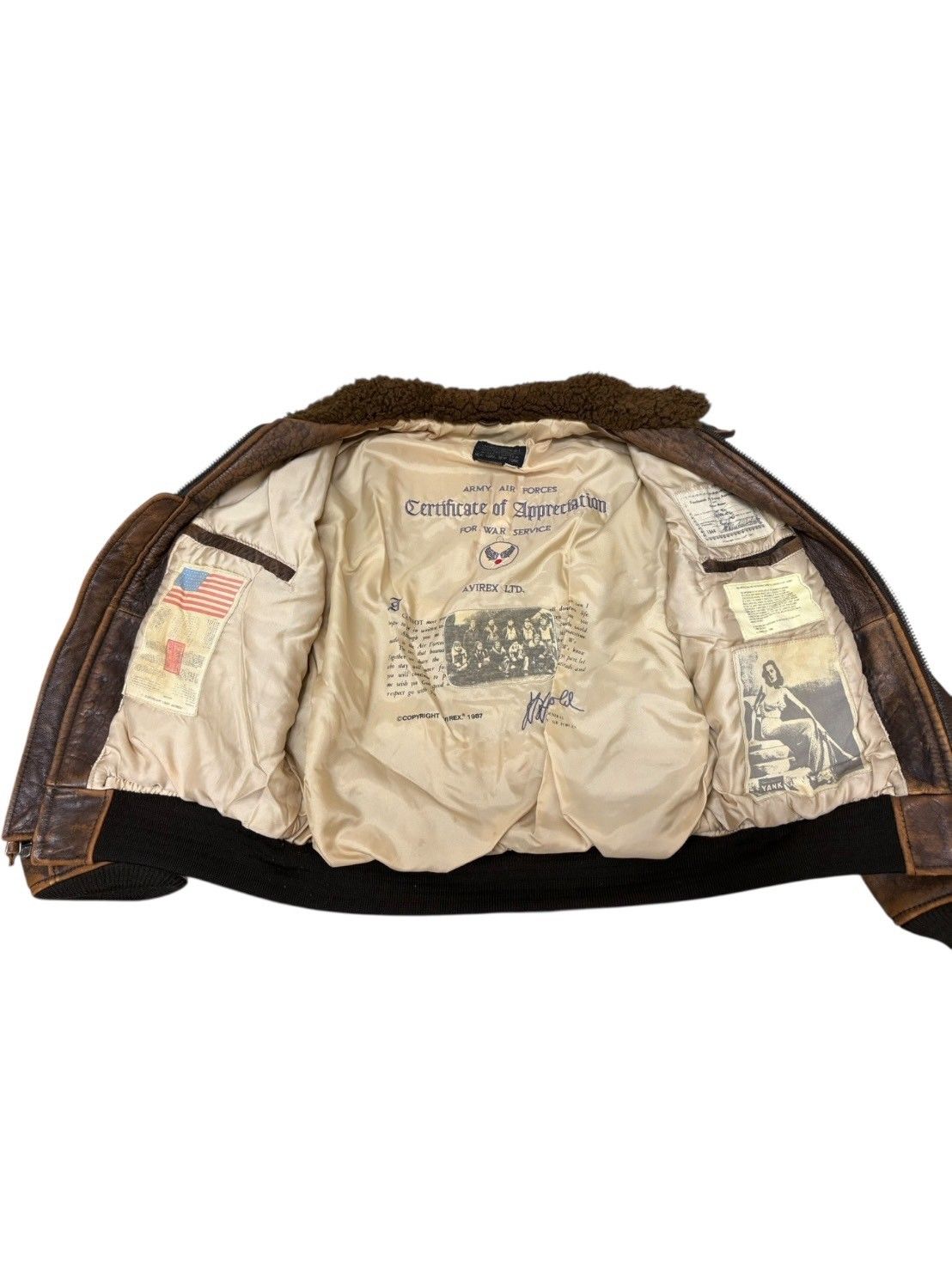 AVIREX (アヴィレックス) G-1 フライトジャケット レザー U.S.NAVY
