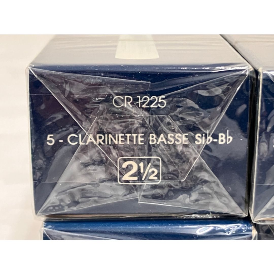 Vandoren バンドーレン CR1225 バスクラリネット リード 青箱 2 1/2 10