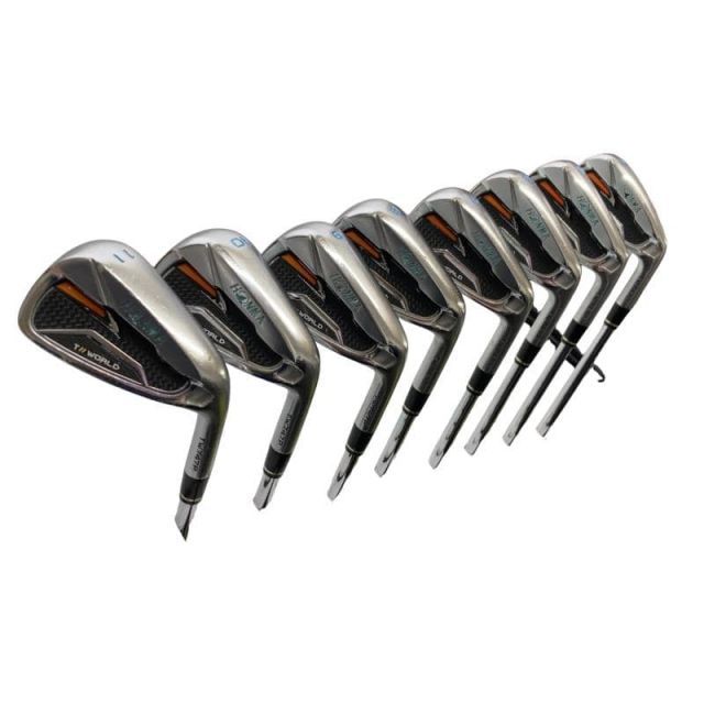 中古】 本間ゴルフ TOUR WORLD TW747P 8S アイアンセット IR 純正特注