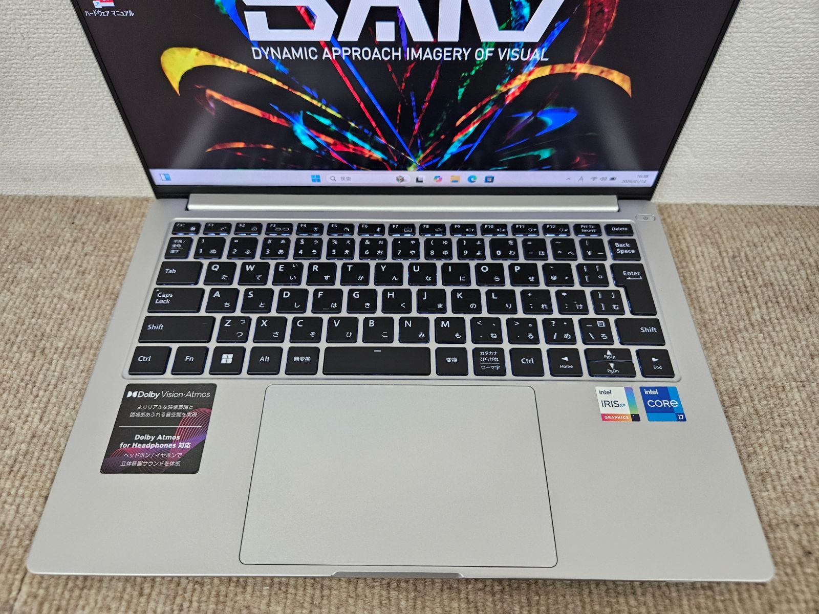 即配 2023年軽量モデル Mouse DAIV Z4 Intel Core i7-1360P 32GBメモリ