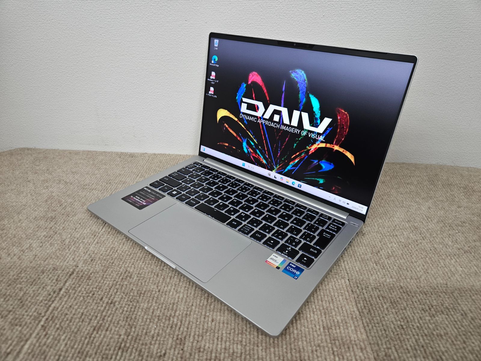 即配 2023年軽量モデル Mouse DAIV Z4 Intel Core i7-1360P 32GBメモリ