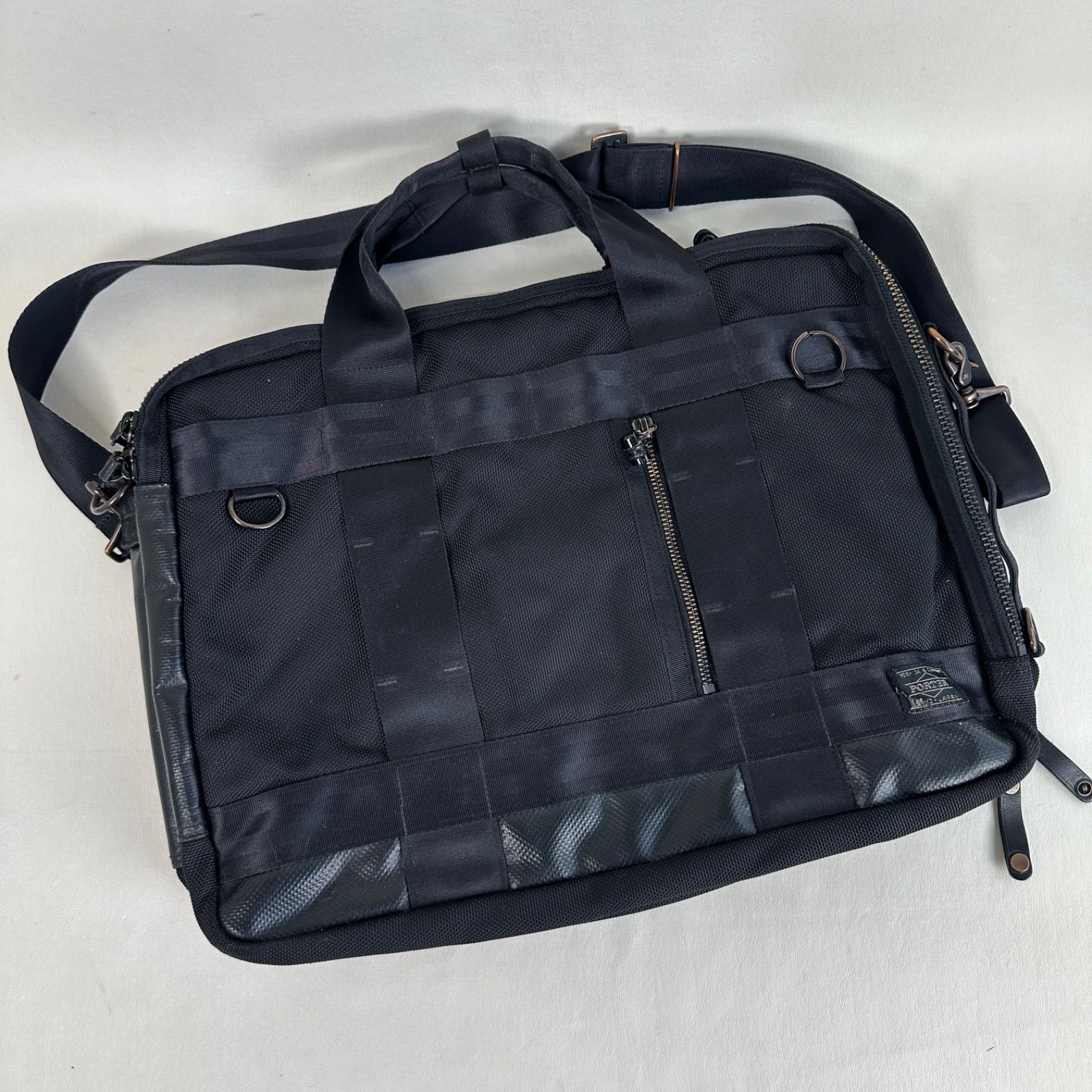 PORTER 吉田カバン 3WAY ビジネスバッグ 黒 ブラック 大容量 リュック