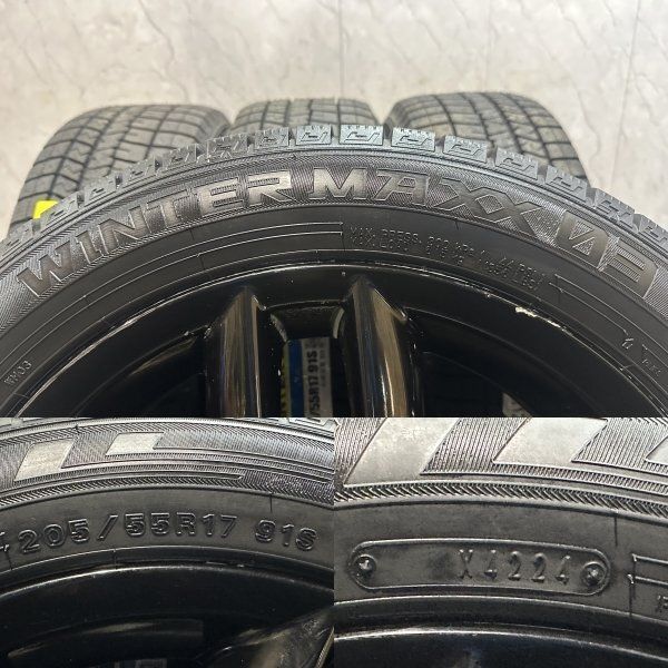 タイヤ新品 バランス済【DL WM03 205/55R17】スタッドレス【MINI R60