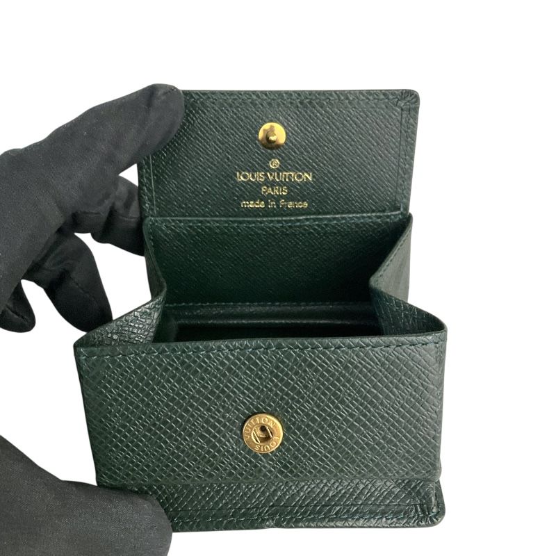 ルイヴィトン★ケース　グリーン　ポルトモネ　ボワット　M30384 ルイ・ヴィトン LOUIS VUITTON ポルトモネ・ボワット M30384 グリーン