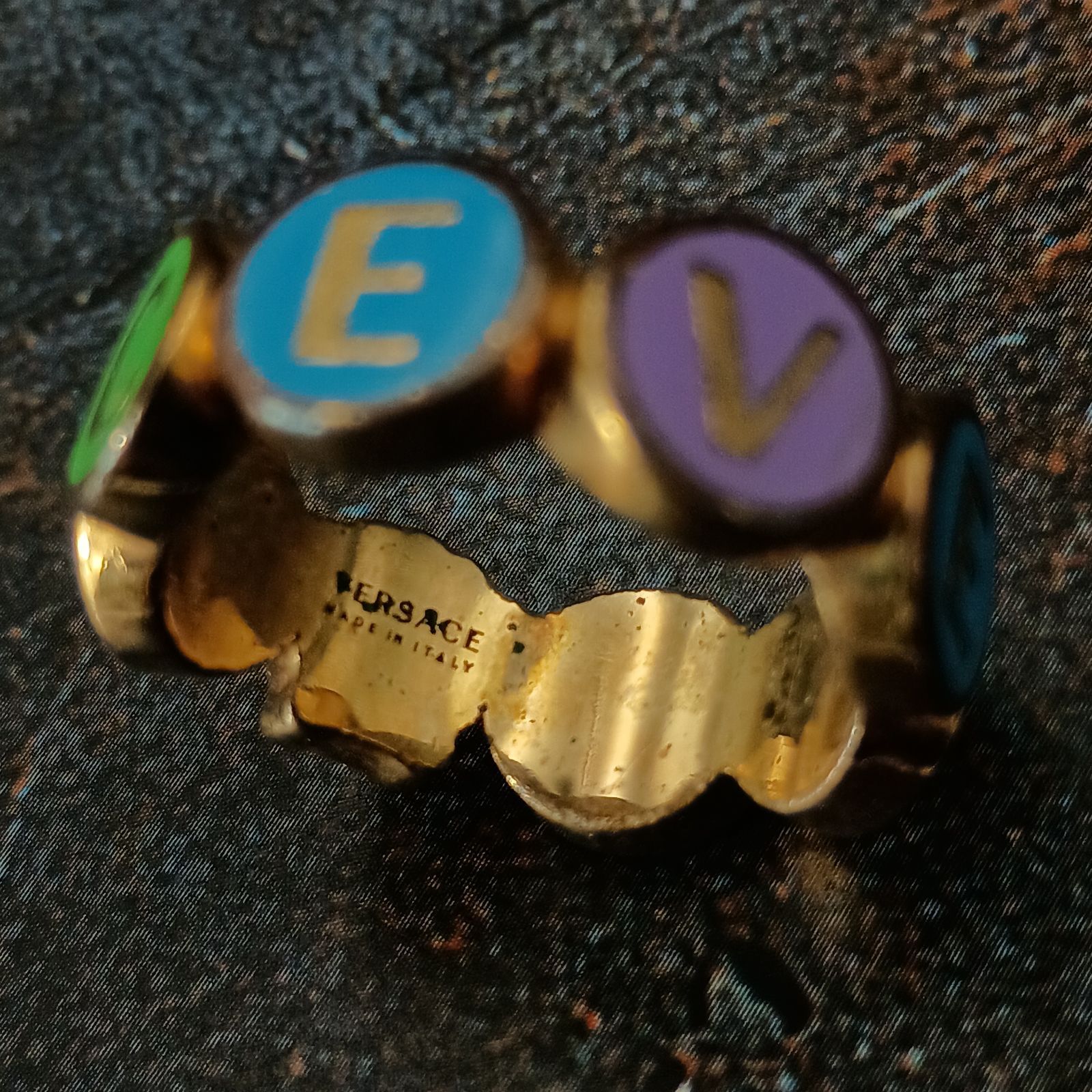 VERSACE ヴェルサーチ メデューサ リング 20号 ゴールド VERSACE ヴェルサーチ 20号 ゴールド メデューサ リング 指輪 メンズ