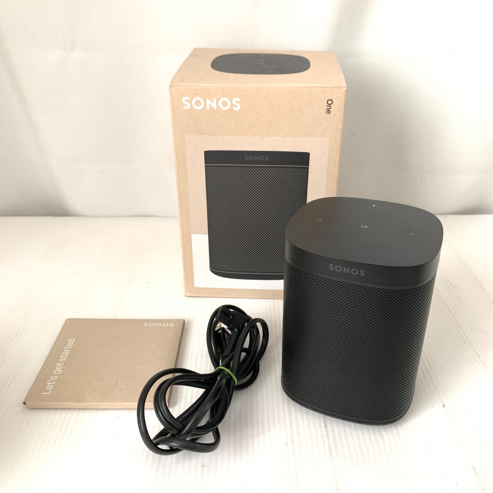 【極美中古品】Sonos One Gen 2 スマートスピーカー 中古】SONOS ONE （GEN2）ワイヤレススピーカー ONEG2JP1BLK M80115-2