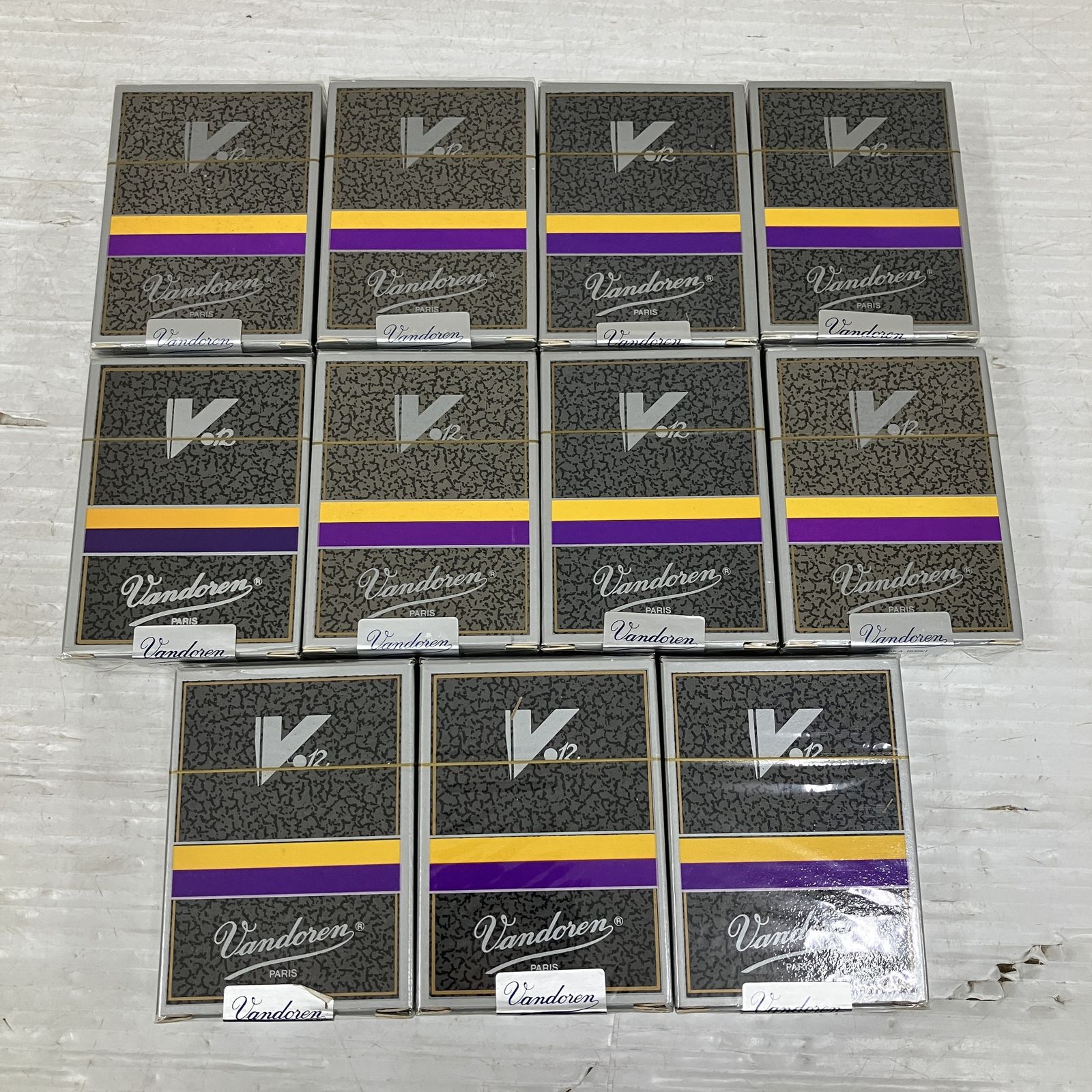 Vandoren V12 銀箱 Si♭ B♭ 硬度3 クラリネット用 リード CR193 10箱