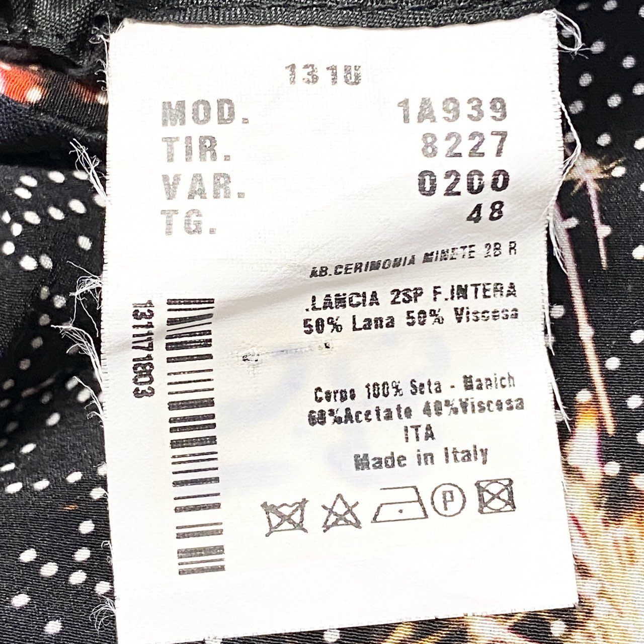 86a15 ETRO エトロ 裏地総柄 金ボタン ジャガード ペイズリー柄