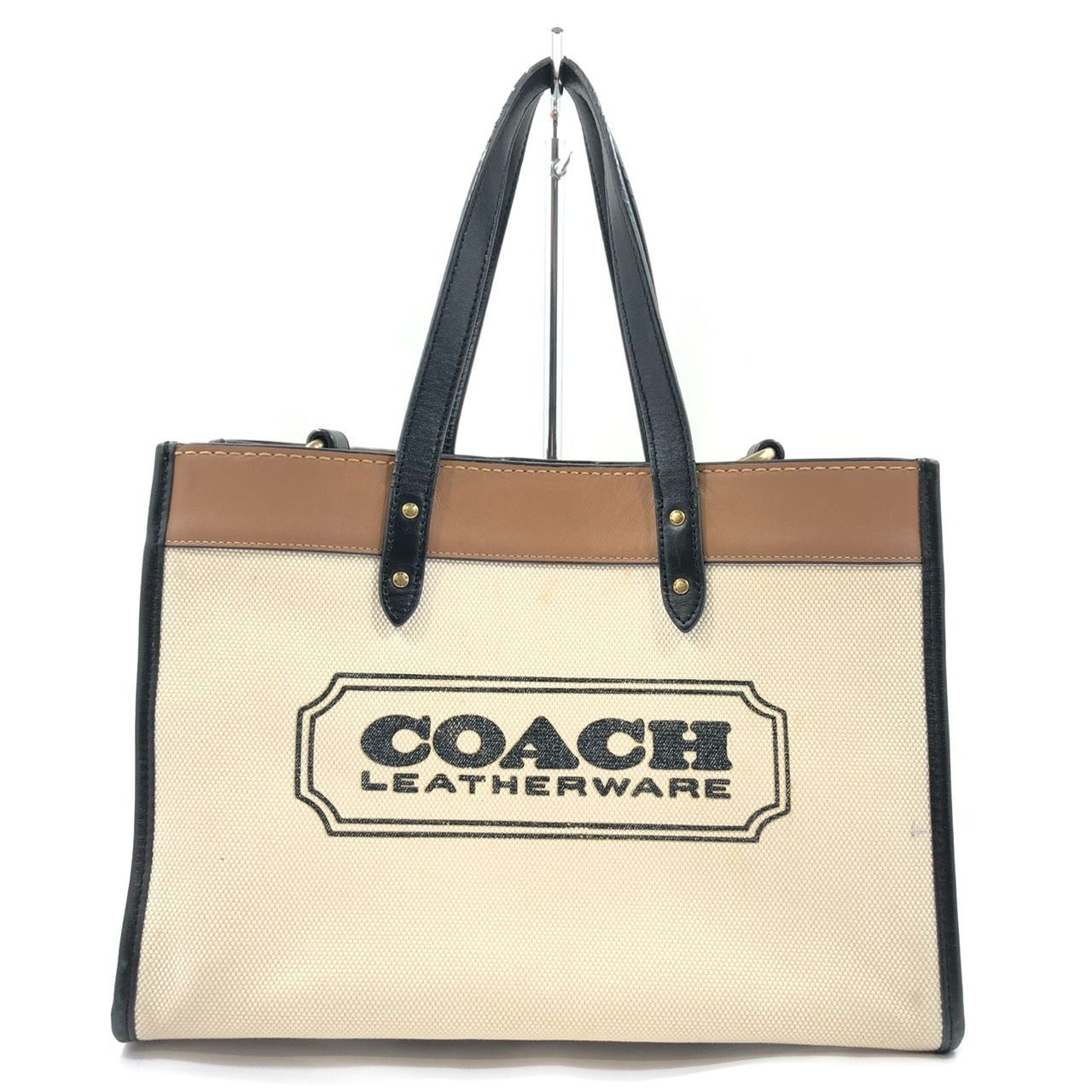 送料無料!!1点限り!!】 COACH コーチ Field tote フィールドトート 30 