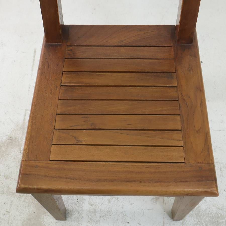 西麻布 HIKKADUWA ヒッカドゥワ チーク無垢 ダイニングチェア