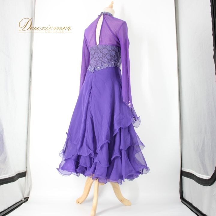 社交ダンス 衣装 スタンダード ドレス ワンピース パーティドレス