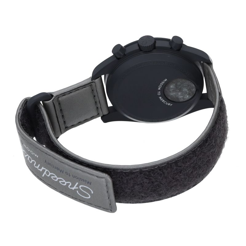 極美品　スウォッチ　オメガ　ミッション　マーキュリー　SO33A100 スウォッチ オメガ×スウォッチ バイオセラミック ムーンスウォッチ