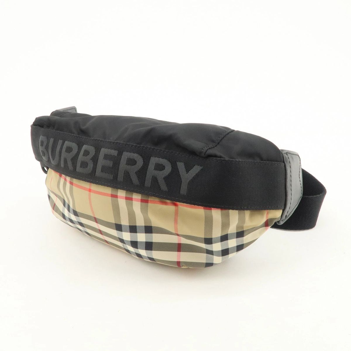 美品✨バーバリーBURBERRY ウエストポーチ　ウエストバッグ　ノバチェック 美品】BURBERRY バーバリー ノバ チェック ナイロン ウエストバッグ