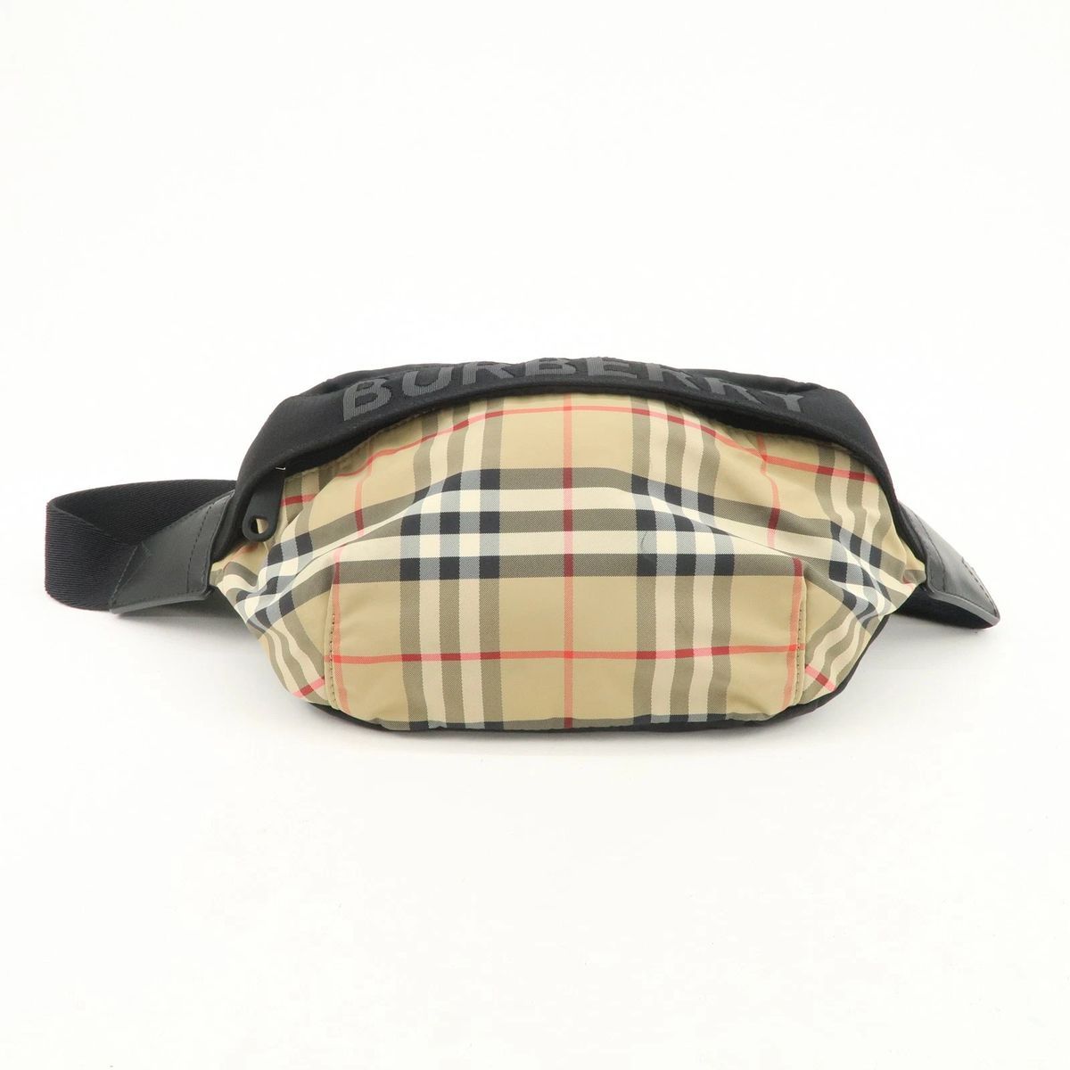 美品】BURBERRY バーバリー ノバ チェック ナイロン ウエストバッグ