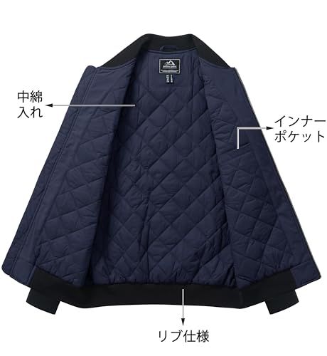  ジャケット メンズ 冬 バイク ジャンパー 作業着 防寒 ブルゾン パイロット 登山 中綿入れ 秋 カジュアル スタジャン 防風 アウター 仕事着 彡 2 ef 8 aca 7 その他 キッチン 食器