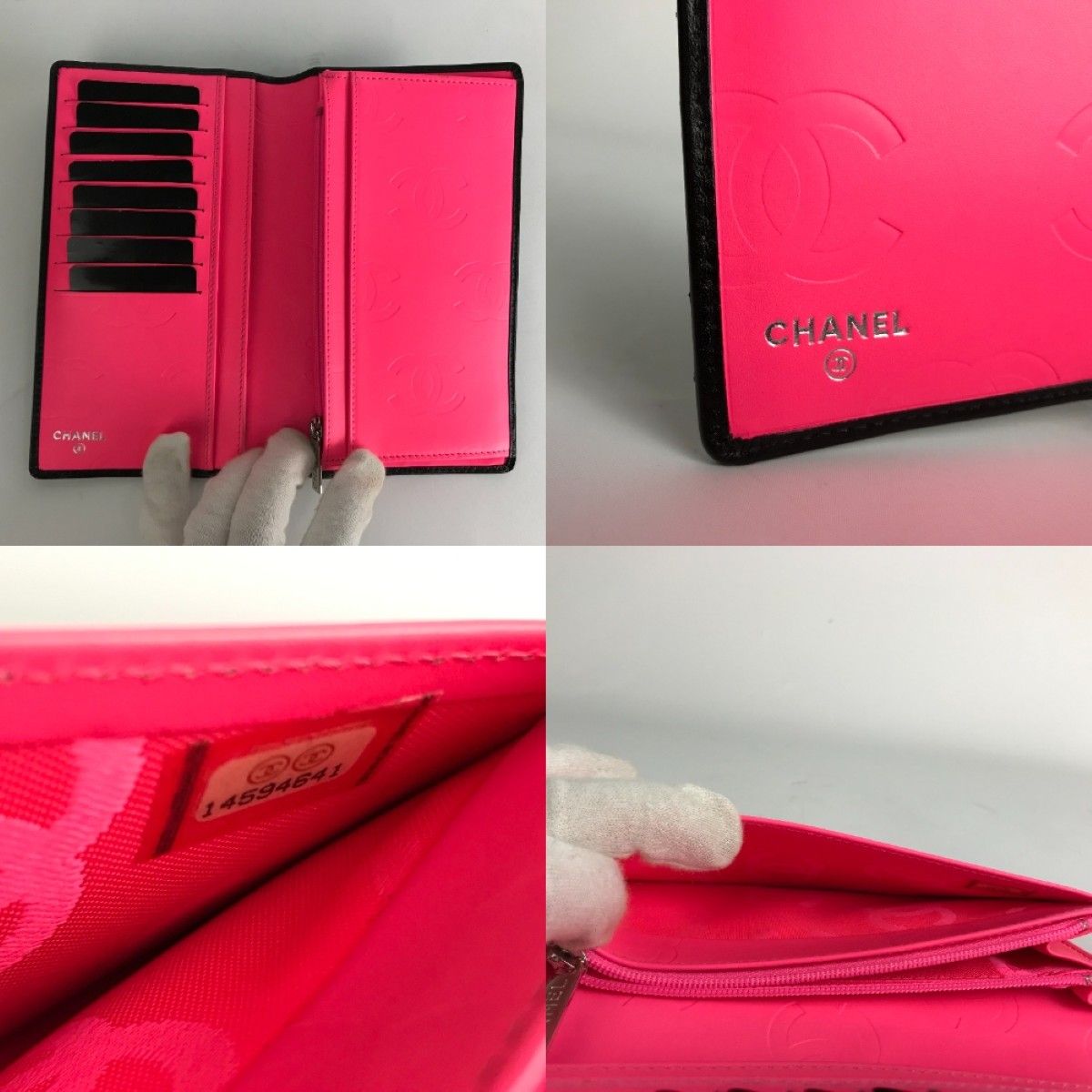 □□CHANEL シャネル 財布 カンボンライン キルティング A26717 
