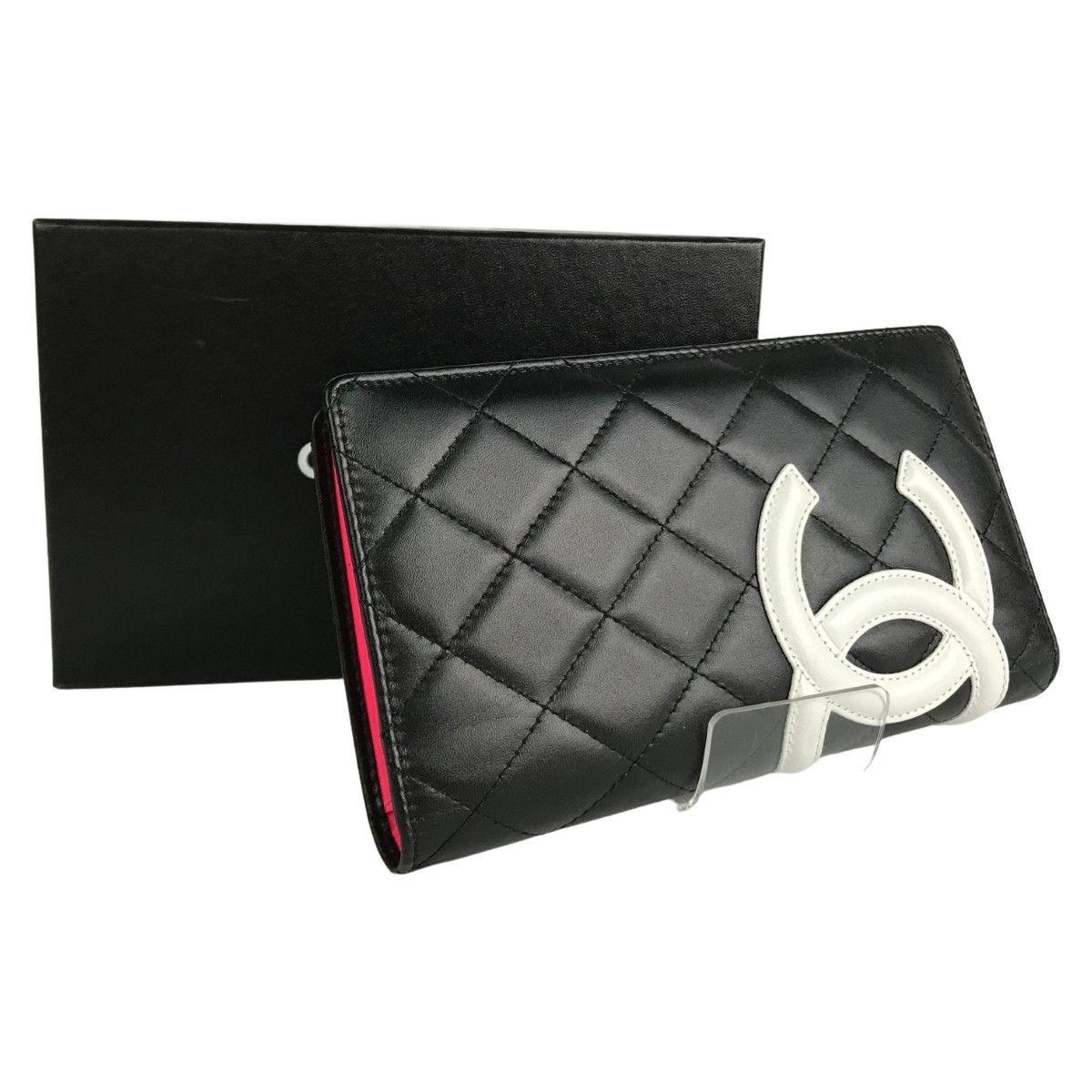 □□CHANEL シャネル 財布 カンボンライン キルティング A26717 