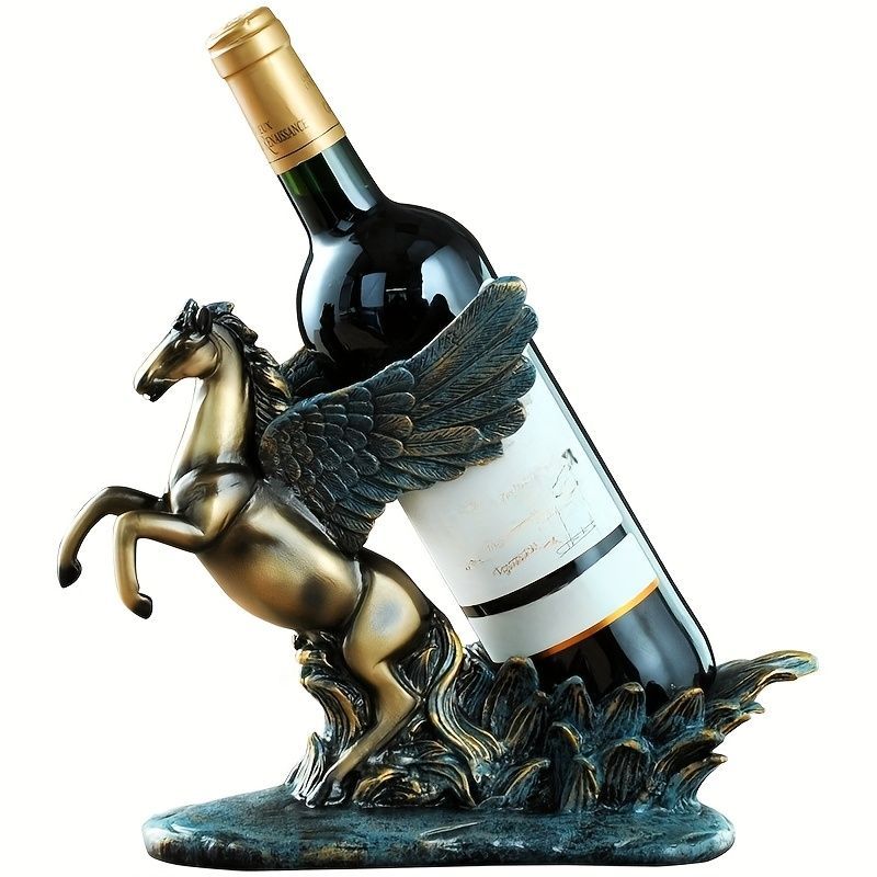  ワインホルダー ワインラック ウマ 馬 うま ペガサス ヴィンテージ風 ワインスタンド おしゃれ ワインボトルラック ワイン棚 インテリア アンティーク ワイン シャンパン ボトル スタンド ディスプレイ 引越し祝い 感 その他 キッチン 食器