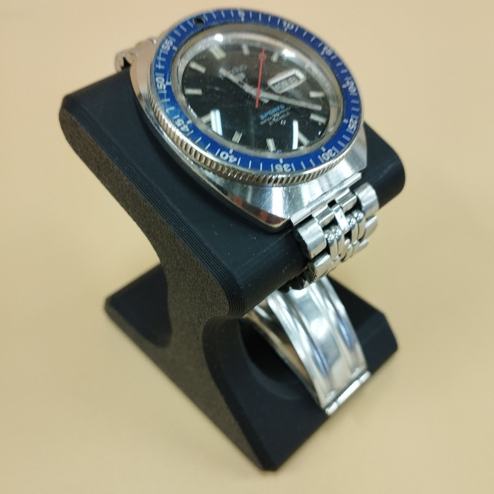  D5526 ジャンク SEIKO5 6119 8120 835083 メンズ 腕時計 チェック柄 自動巻き時計 腕時計(アナログ)