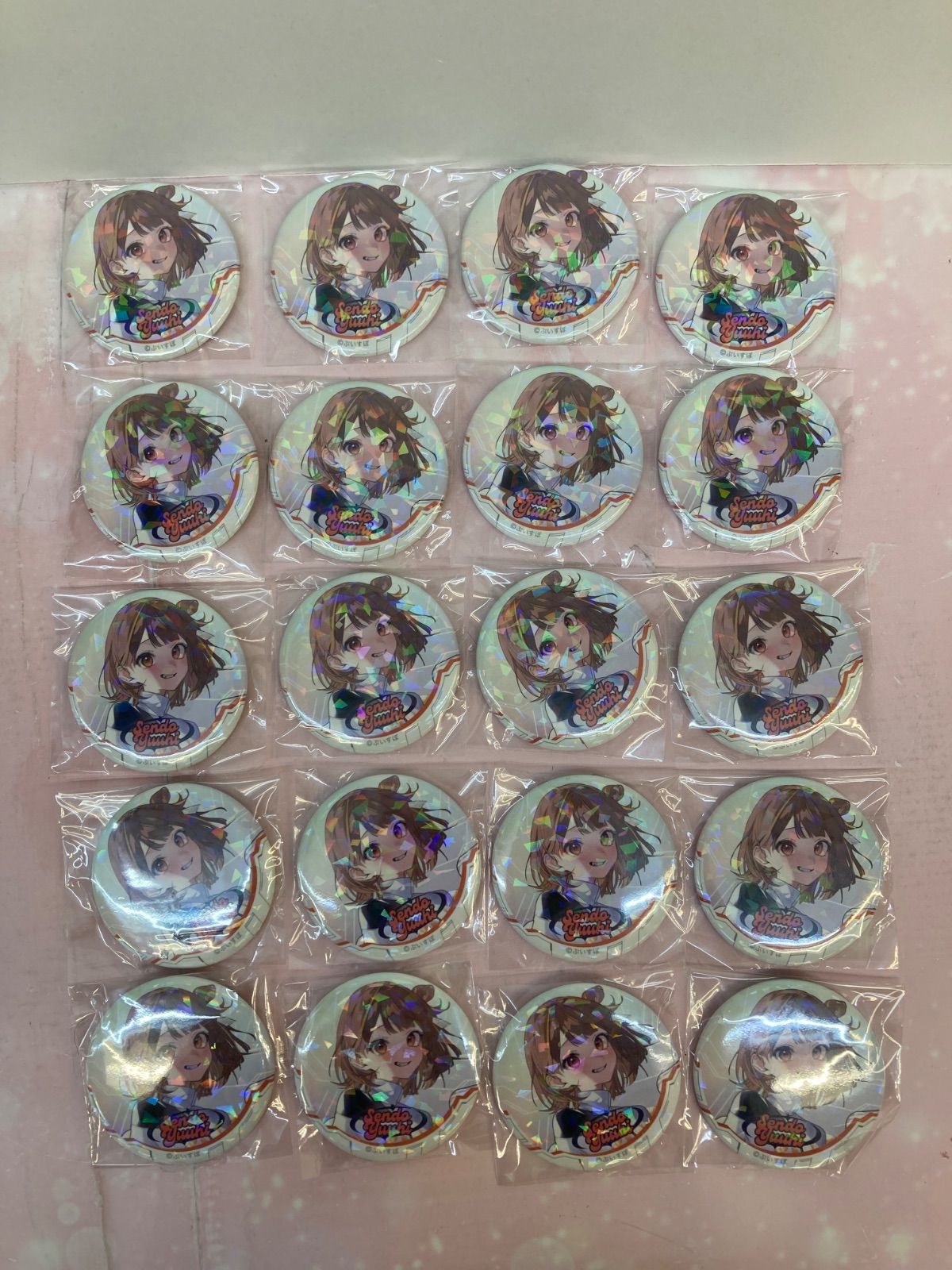 広店 千燈ゆうひ ホログラム缶バッジ ぶいすぽっ! VSPO! 721 3405