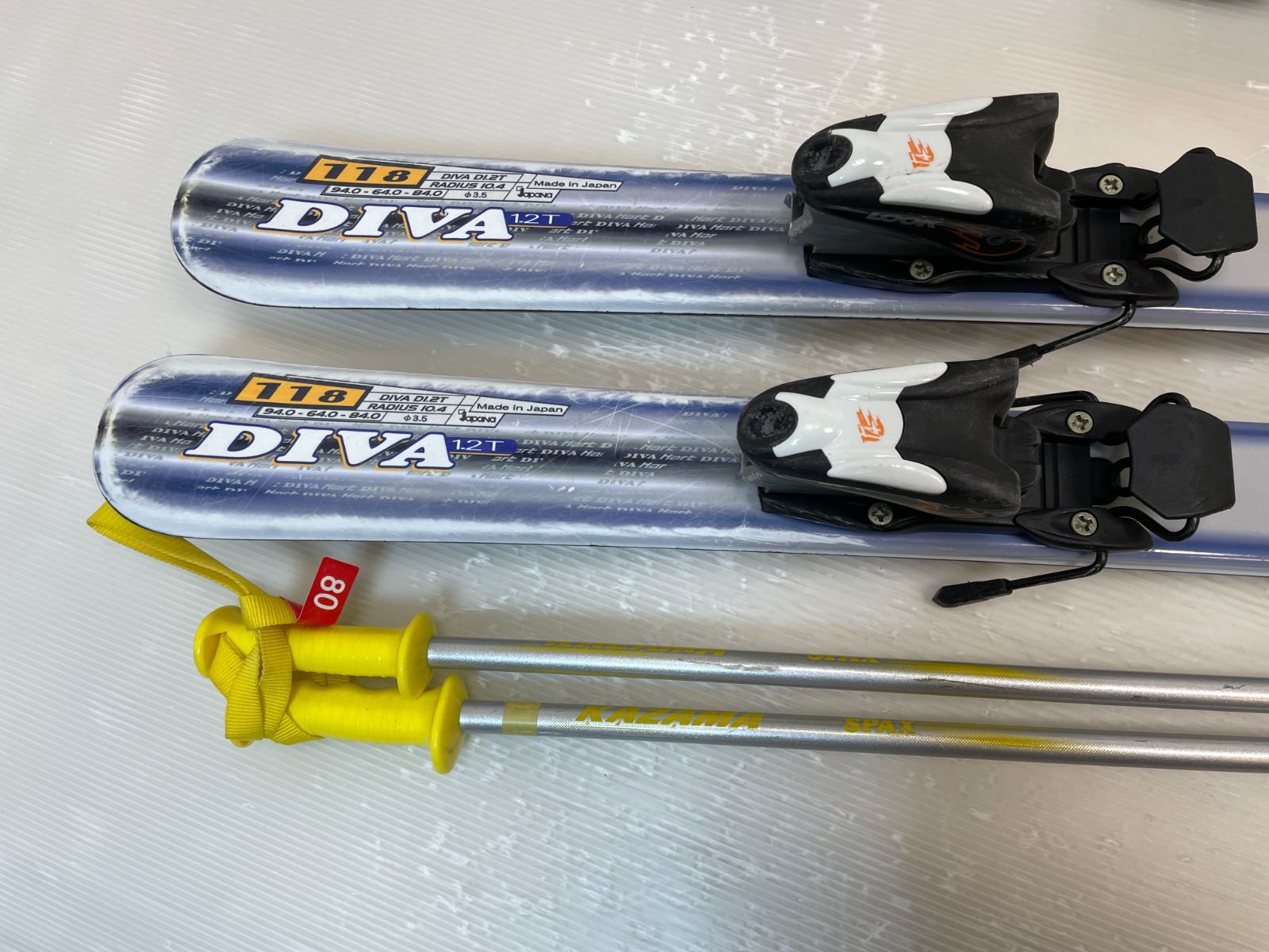 ◇ ej様 Jr スキー セット Hart DIVA 118 cm - メルカリ