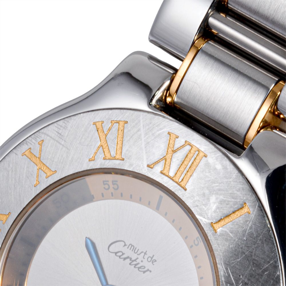 カルティエ Cartier 1330 マスト21 ヴァンティアン 腕時計 シルバー