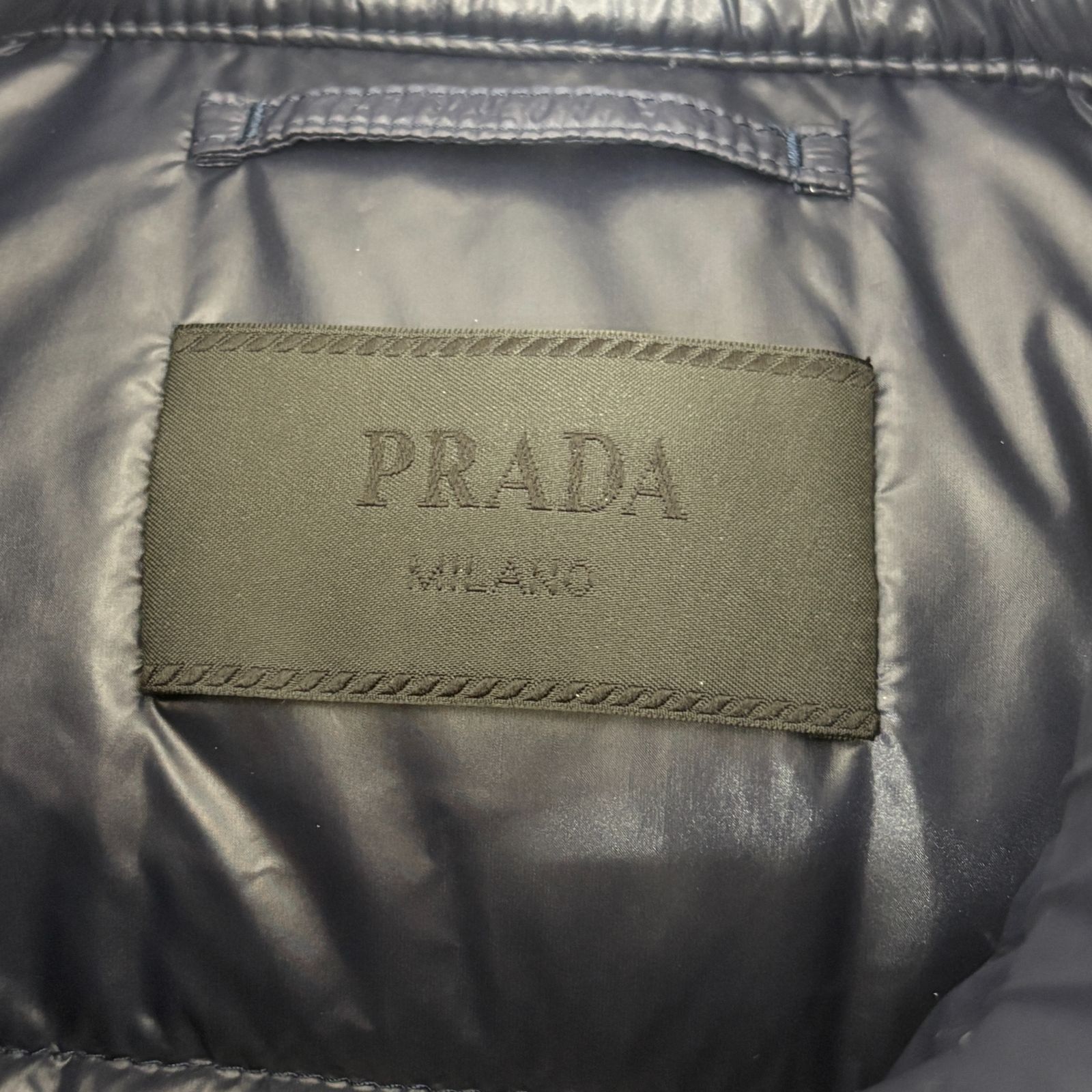 プラダ PRADA】ダウンジャケット ブルゾン トライアングルロゴ 三角 